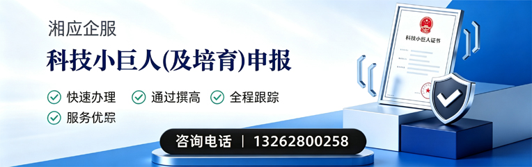 苏州科技小巨人及培育企业申报服务