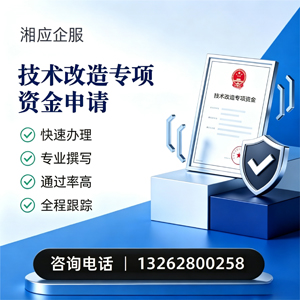 苏州技术改造专项资金申报服务